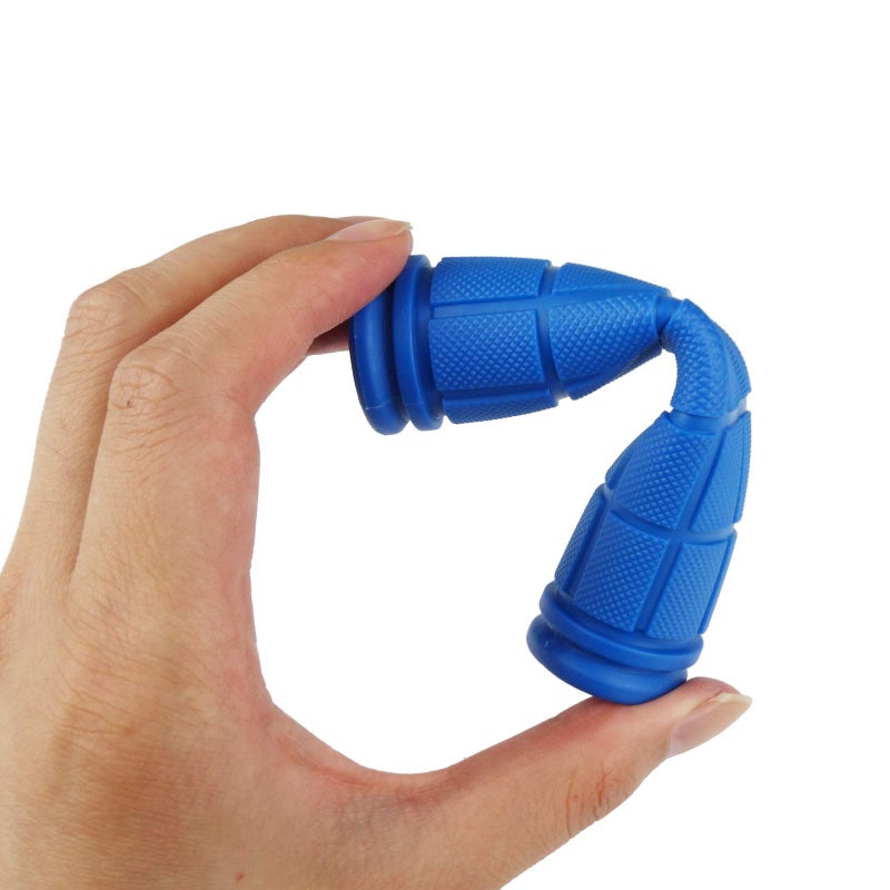 Kasteco 2 Pack Bicycle Bike Handlebar Scooter Streamers and Bicycle Handle Bar Grips,2 Types(Blue) - Image 3